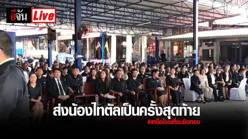 ส่งน้องไทตัลเป็นครั้งสุดท้าย #เหยื่อโจรเหี้ยมชิงทอง