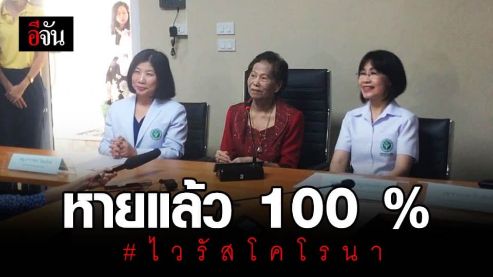 รพ.นครปฐมรักษาอาม่าวัย 73 ปีหายจากโคโรนาแล้ว 100%