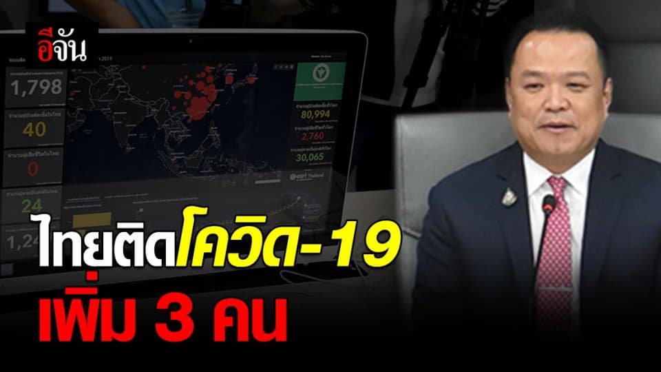 สธ. เผย พบคนไทยกลับจากญี่ปุ่น ติดเชื้อไวรัสโควิด-19