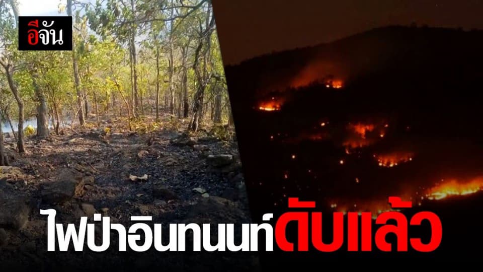 ไฟป่า ลุกลามดอยอินทนนท์เสียหาย 80 ไร่