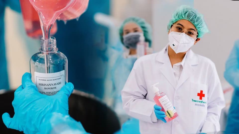 เจ้าฟ้าหญิงสิริวัณณวรีฯ ผลิตเจลแอลกอฮอล์ พระราชทานแก่แพทย์-พยาบาล ทั่วประเทศ