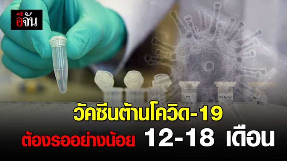 WHO ชี้ ยอดผู้ป่วยโควิด-19 ทั่วโลกทะลุครึ่งล้าน ต้องรอวัคซีนอย่างน้อย 12 – 18 เดือน