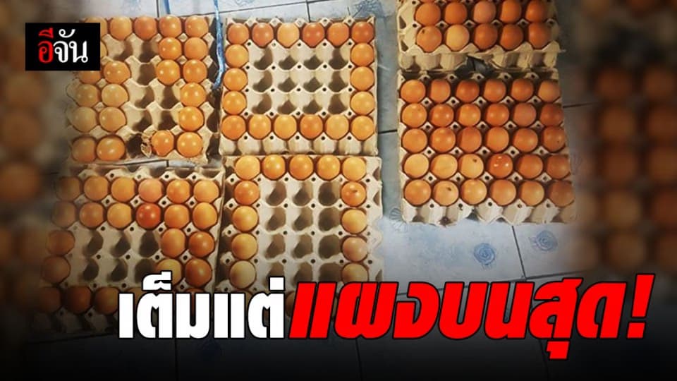 ครูจิตอาสาโพสต์ประณามแม้ค้าหลอกขายไข่ไก่ที่เต็มแค่แผงบน