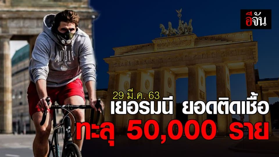 ประเทศเยอรมนียอดพุ่งเกือบ 4,000 ราย ภายใน 24 ชม.
