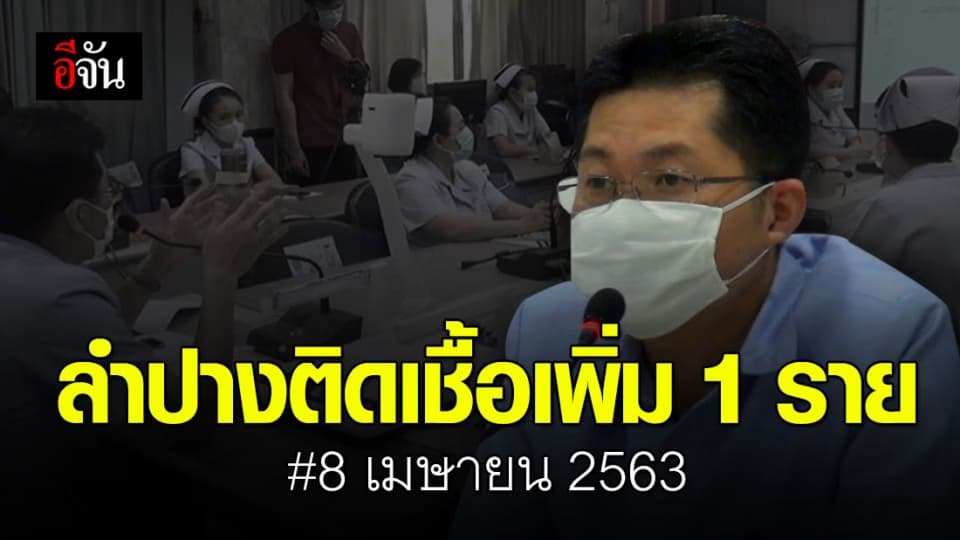 ลำปาง พบผู้ป่วยเพิ่มอีกราย เป็นน้องชายของครอบครัวเดิมที่ติดเชื้อ