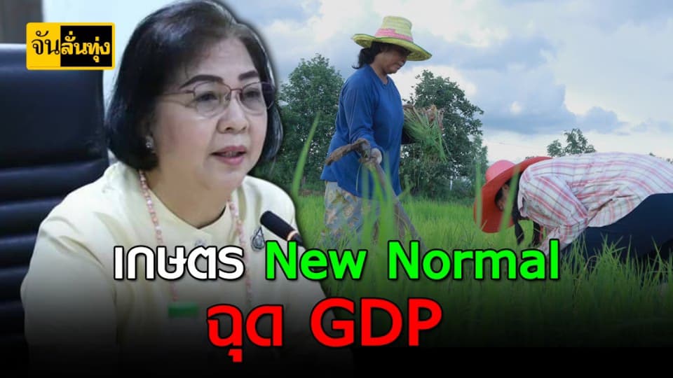 GDP ภาคเกษตรครึ่งปีเเรกหดตัว