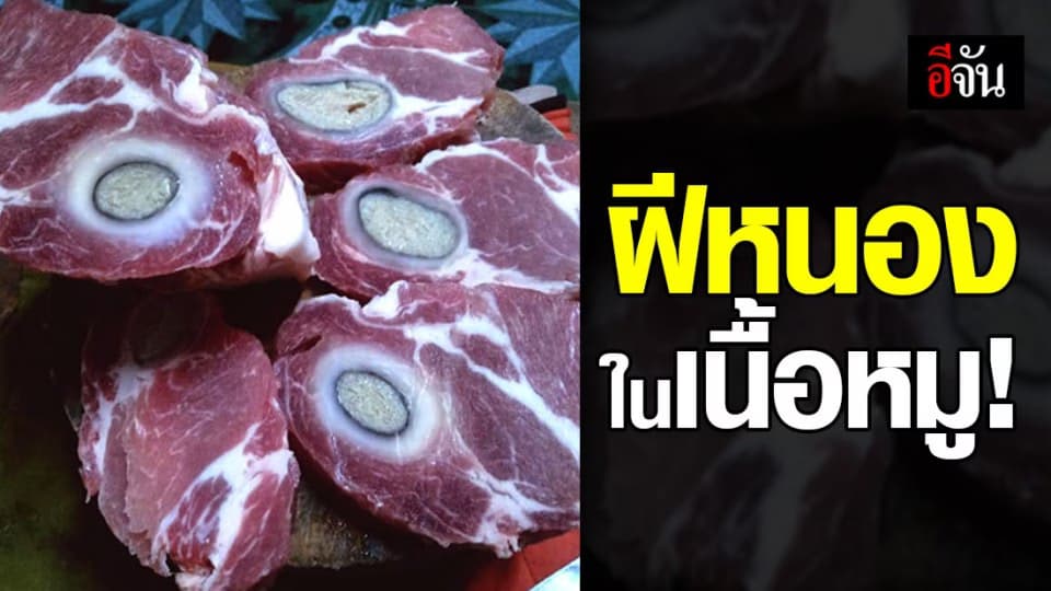 ผงะ! ซื้อเนื้อหมูจากห้างใหญ่ เจอฝีหนองก้อนเบ้อเร่อ