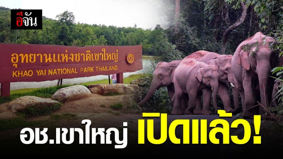 อช.เขาใหญ่ เปิดให้เข้าเที่ยวแล้ว