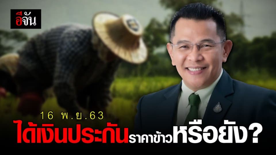 ดีเดย์ วันแรก ธ.ก.ส. โอน เงินประกันราคาข้าว เข้าเกษตรกร แล้วกว่า 870,000 ราย