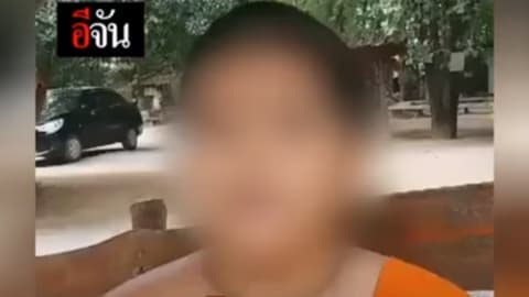 เห็นกับตา หลวงตาทำร้ายสามเณรดิว