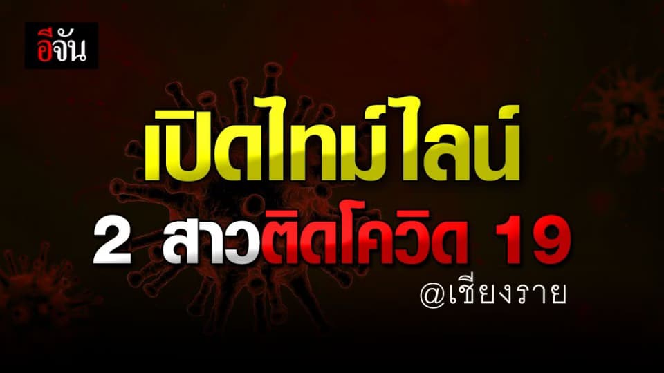 จ.เชียงราย เผย ไทม์ไลน์ 2 สาว ติดโควิด-19 หลัง ลักลอบเข้าไทย