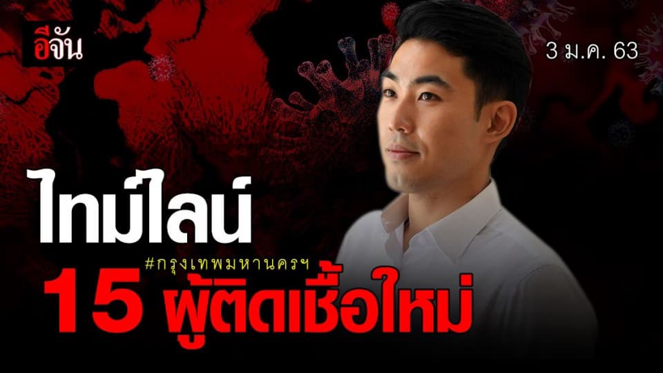 โฆษก กรุงเทพมหานคร เผย ไทม์ไลน์ 15 ผู้ติดเชื้อ รายใหม่วันนี้