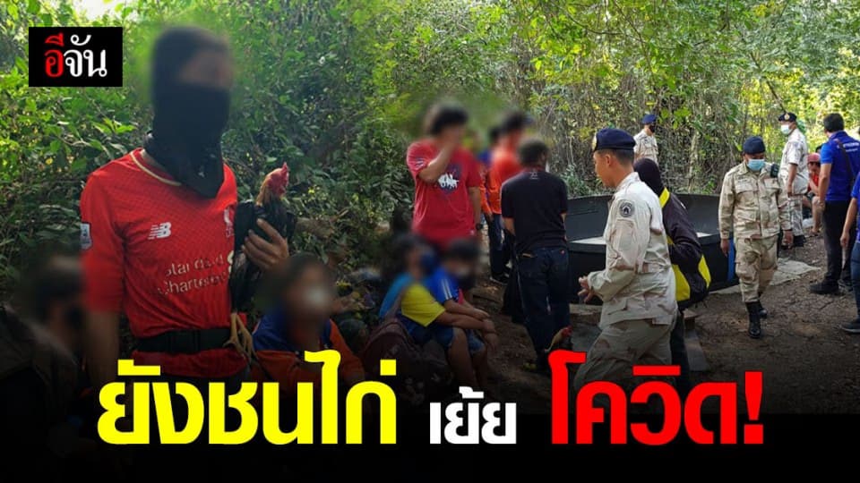 ฝ่ายปกครอง ปทุมธานี บุก จับ นักพนัน ชนไก่