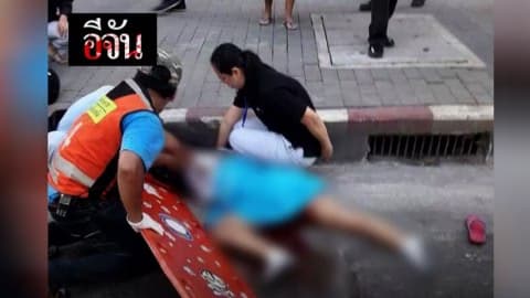 2 แม่ลูกโดนรถเมล์ชน ไร้การรับผิดชอบ