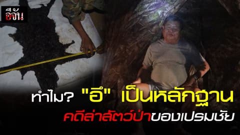 ทำไม? “อึ”  เป็นหลักฐาน คดีล่าสัตว์ป่า