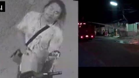 ล่ามือเผา หนุ่มผมยาวคลั่งตะเวนเผารถ