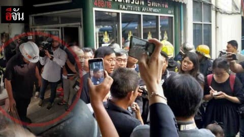 ผู้ว่ากทม ลงพื้นที่เกิดเหตุไฟไหม้  เพชรบุรี 18