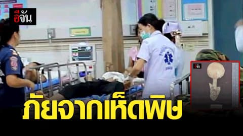 เตือนภัยจากเห็ด 3 หนุ่ม หมดสติ หามส่ง รพ.  หลังกินเห็ดไม่ทราบชนิด