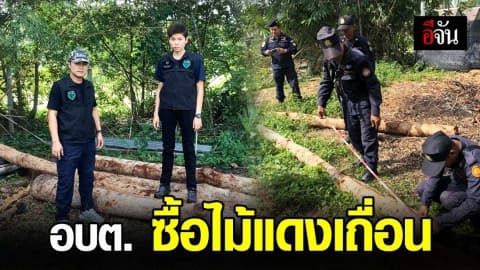 รวบ อบต. ใน ต.ท่าตะคร้อ เจ้าของไม้แดงเถื่อน