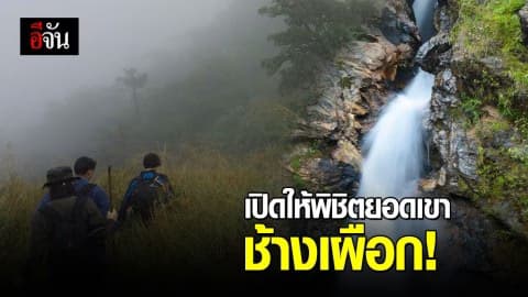 อุทยานแห่งชาติทองผาภูมิ เปิดเส้นทางเดินขึ้นเขาช้างเผือก