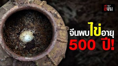 จีนขุดสุสานโบราณ พบ ‘ไข่’ อายุกว่า 500 ปี ยังไม่แตก!