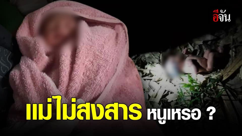 สะเทือนใจ ! ทารกน้อยเพิ่งคลอด ถูกทิ้งกลาง สวนยางพารา