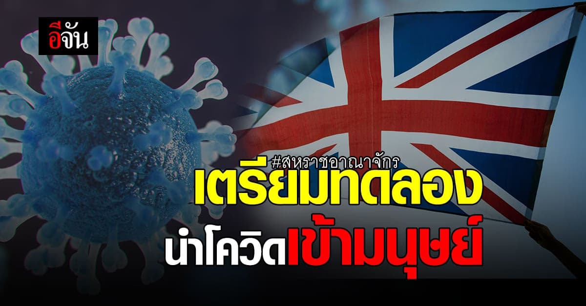 สหราชอาณาจักร เตรียมทดลองนำเชื้อไวรัส โควิด เข้าสู่ร่างกายมนุษย์