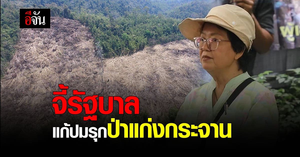 สมาคมอุทยานแห่งชาติ ยื่นข้อเรียกร้องให้ รัฐบาล แก้ปัญหา ป่าแก่งกระจาน ถูกบุกรุก