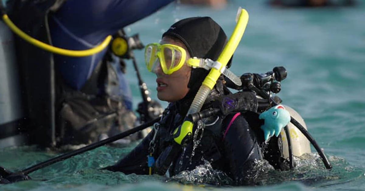 เจ้าฟ้าสิริวัณณวรีฯ ทรงเป็นอาจารย์พิเศษ ฝึกอบรมดำน้ำ อนุรักษ์ปะการัง