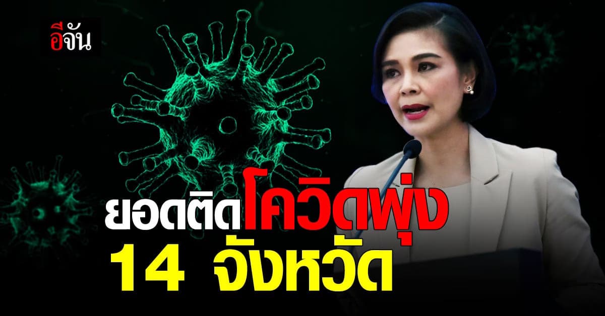 โควิดระบาดรอบใหม่ ยอดติดเชื้อลาม 14 จังหวัด
