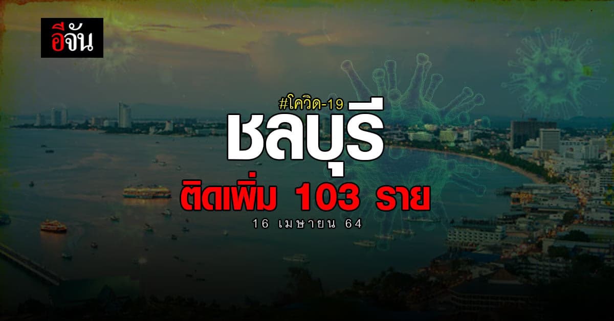 เร่งตรวจเชิงรุก สสจ.ชลบุรี เผย พบติดเชื้อเพิ่ม 103 ราย ประวัติเที่ยวสถานบันเทิง