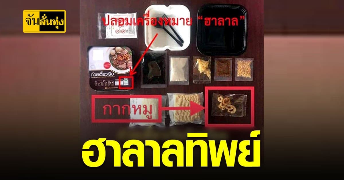 ปลอมเครื่องหมายฮาลาล ใส่หมูในเครื่องปรุง