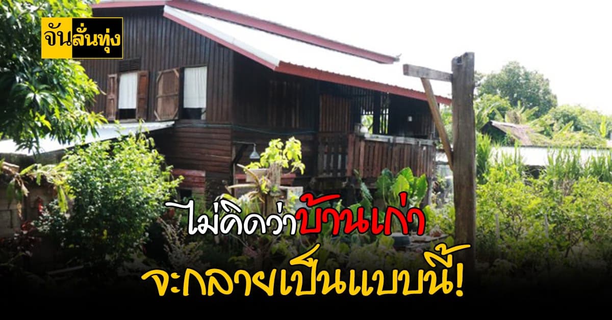 หนุ่มพิษณุโลก ประยุกต์บ้านเก่าเป็น สวนผักคาเฟ่