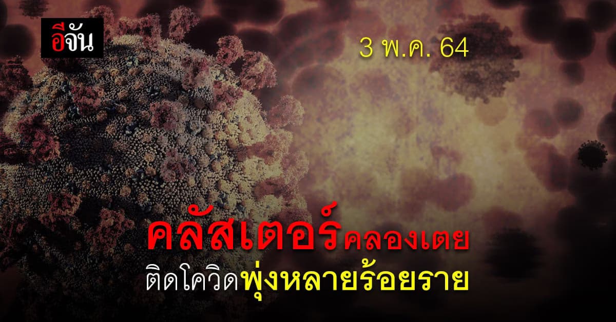 น่าห่วง ชุมชนคลองเตย ติดโควิดพุ่งหลายร้อย สัมผัสเสี่ยงสูงนับพัน