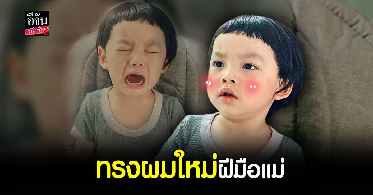 น้องไทก้า ท่าทางชอบมาก หลัง แม่นิวเคลียร์ ตัดผม ทรงใหม่ให้ งานนี้ไม่รู้จะขำหรือสงสารก่อนดี