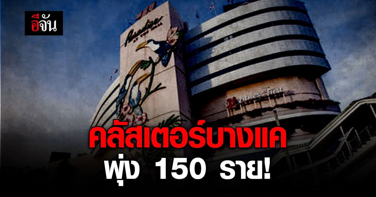 บางแคอ่วม คลัสเตอร์โควิดพุ่ง 150 ราย เดอะมอลล์บางแค ปิดฆ่าเชื้อ 3 วัน