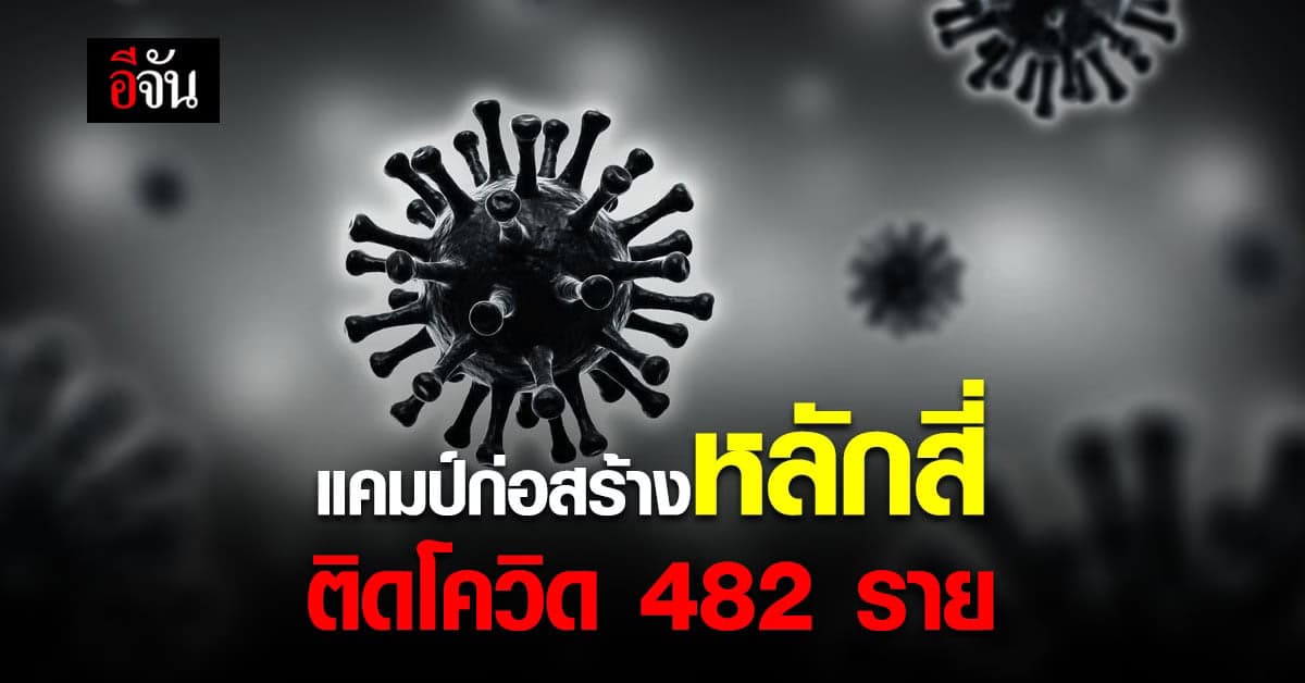 แคมป์คนงานก่อสร้างหลักสี่ พบโควิดอื้อ! ตรวจเชิงรุก 559 ราย พบ 482 ราย