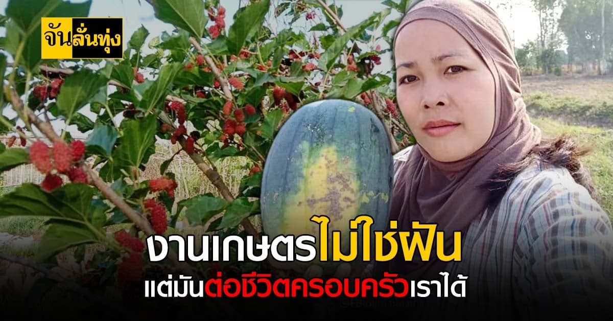 สาวทิ้งเงินเดือน 30,000 มุ่งสู่เกษตรกรออนไลน์