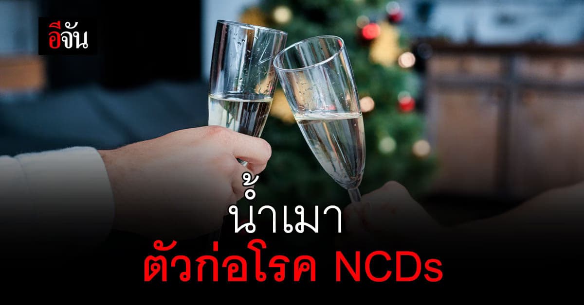 WHO เผย เครื่องดื่มแอลกอฮอล์ ตัวการก่อโรค NCDs คร่าชีวิตทั่วโลก 40 ล้านคน/ปี