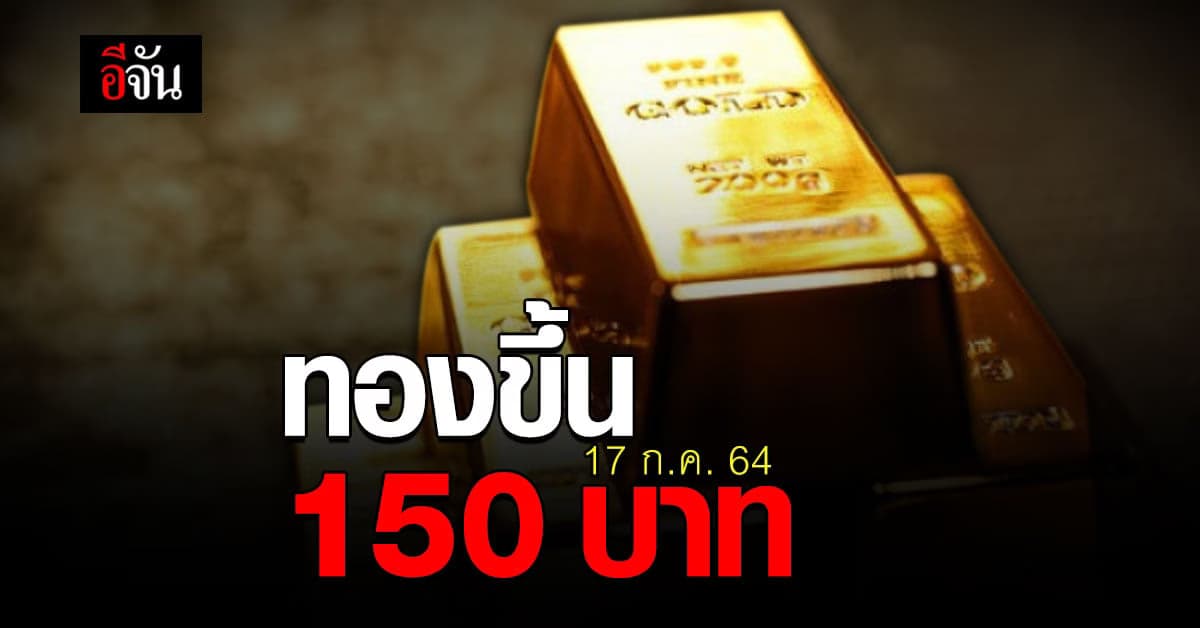 ราคาทองวันนี้ เปิดตลาด ปรับขึ้น 150 รูปพรรณ ขายออก 28,750 บาท