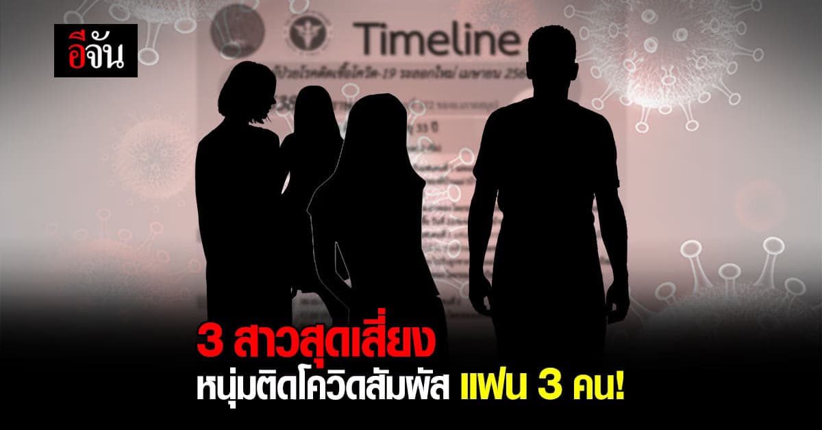 ช็อกในช็อก! โลก 3 ใบ เสี่ยงโควิดหมดเลย หนุ่มติดโควิด ใกล้ชิดแฟน 3 คน