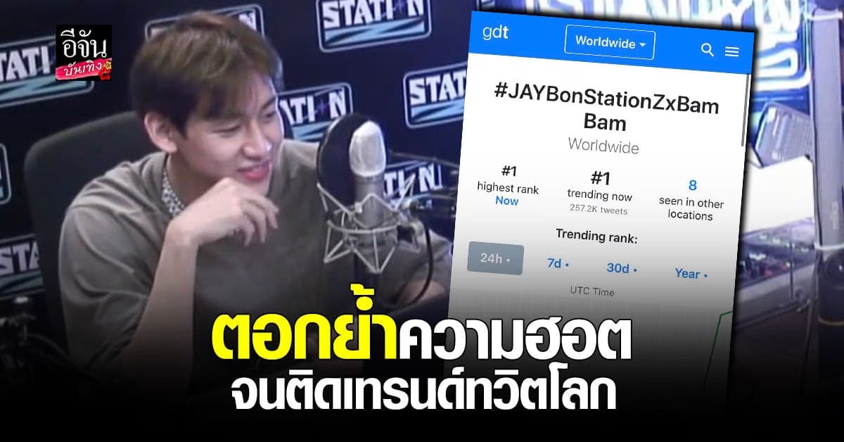 ตอกย้ำความฮอต จนติดเทรนด์ทวิตโลก #GOT7