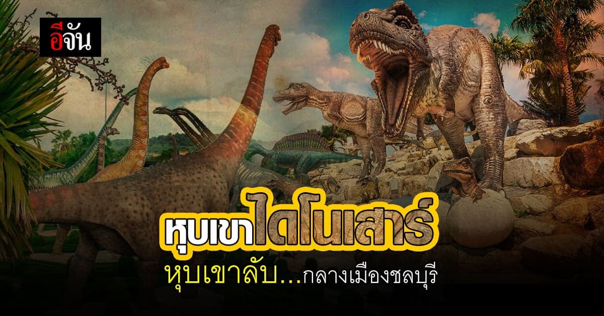 สวนนงนุช UNSEEN ใหม่ของเมืองไทย โซนหุบเขาไดโนเสาร์