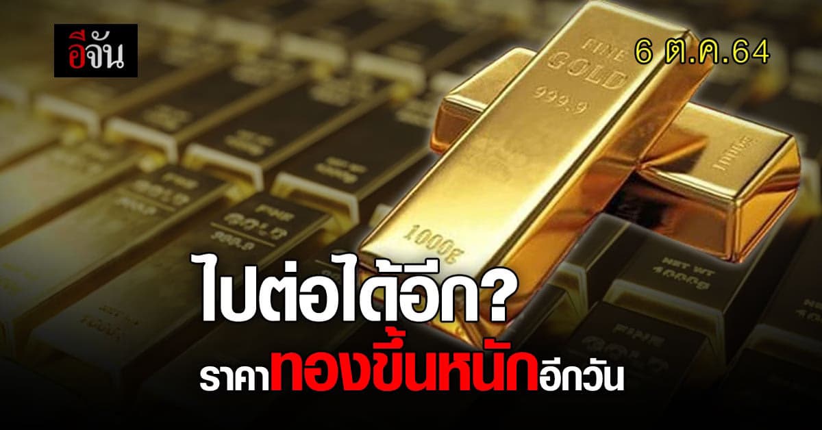 ราคาทองวันนี้ เปิดตลาด ปรับขึ้น 100 บาท ทองรูปพรรณ ขายออก 28,700 บาท