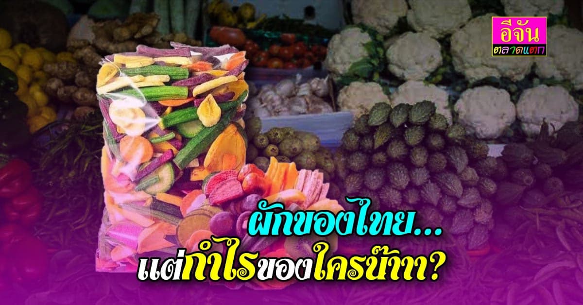 เปิดกลยุทธ์ประเทศหัวการค้า กับการเพิ่มราคา ผักอบกรอบ