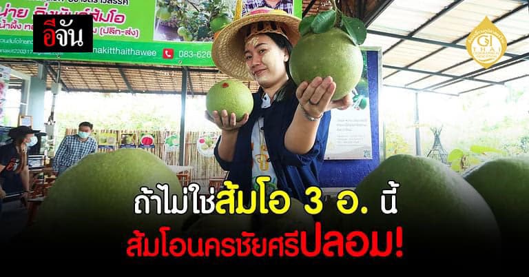 ส้มโอเหมือนกัน แต่รสชาติ และคุณภาพต่างกัน ส้มโอนครชัยศรี
