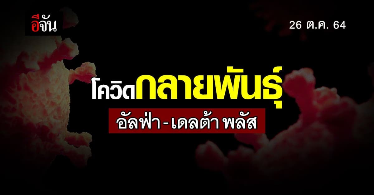 สธ. แถลง พบเชื้อโควิดกลายพันธุ์ ย้ำ ประชาชน อย่าตื่นตระหนก