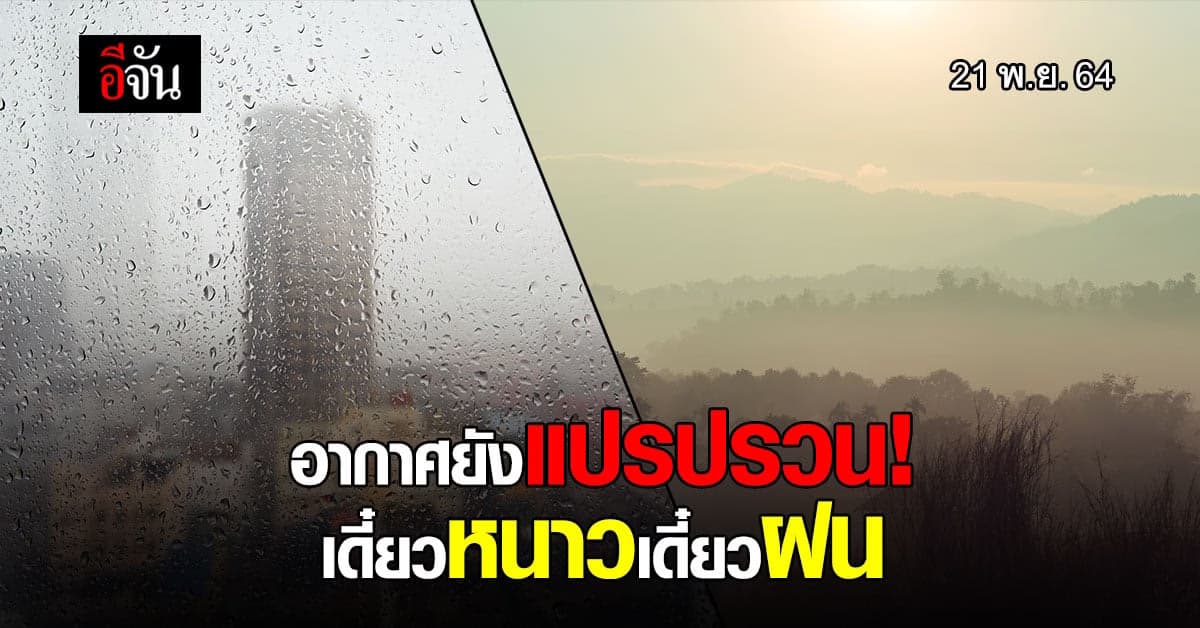 กรมอุตุนิยมวิทยา พยากรณ์อากาศทั่วไทย วันนี้ไม่มีฝน!