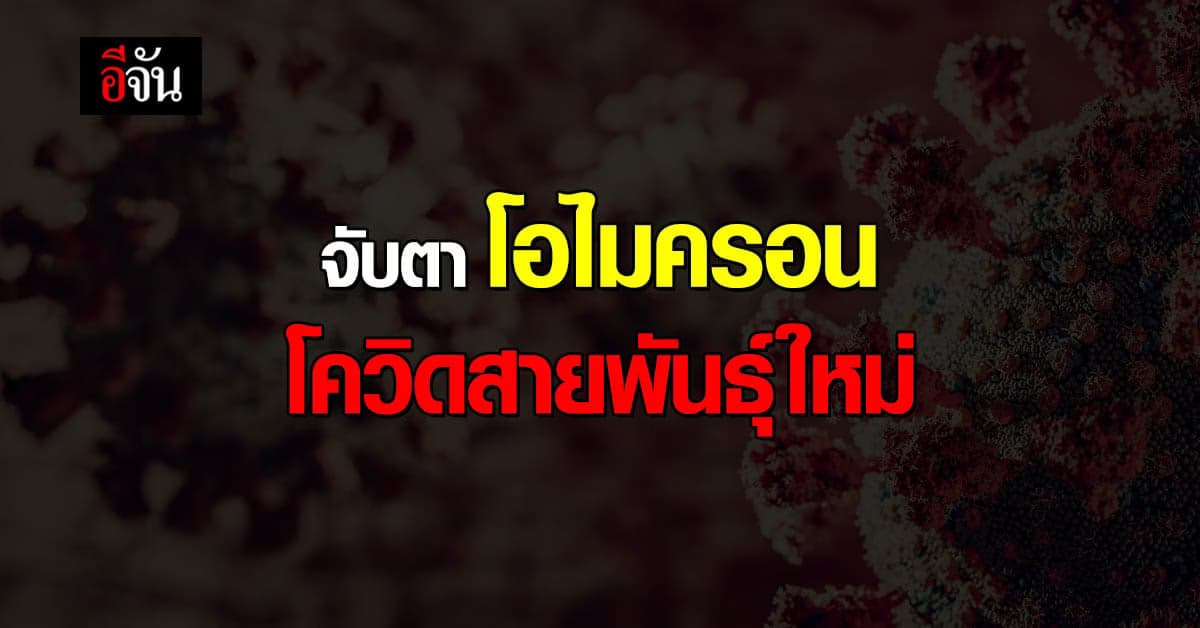 WHO ตั้งชื่อ โควิดกลายพันธุ์ “โอไมครอน” ย้ำ เป็นสายพันธุ์น่ากังวล