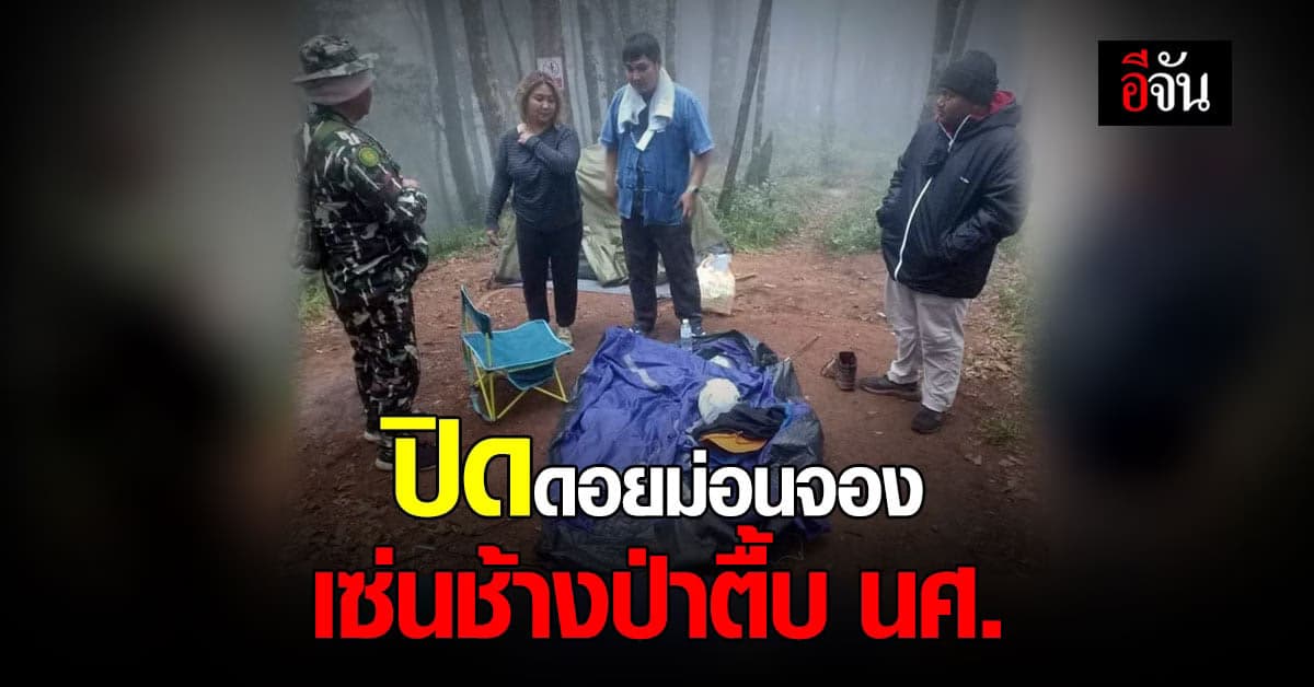 ประกาศปิด ดอยม่อนจอง หลังนักศึกษาถูก ช้างป่า ทำร้าย